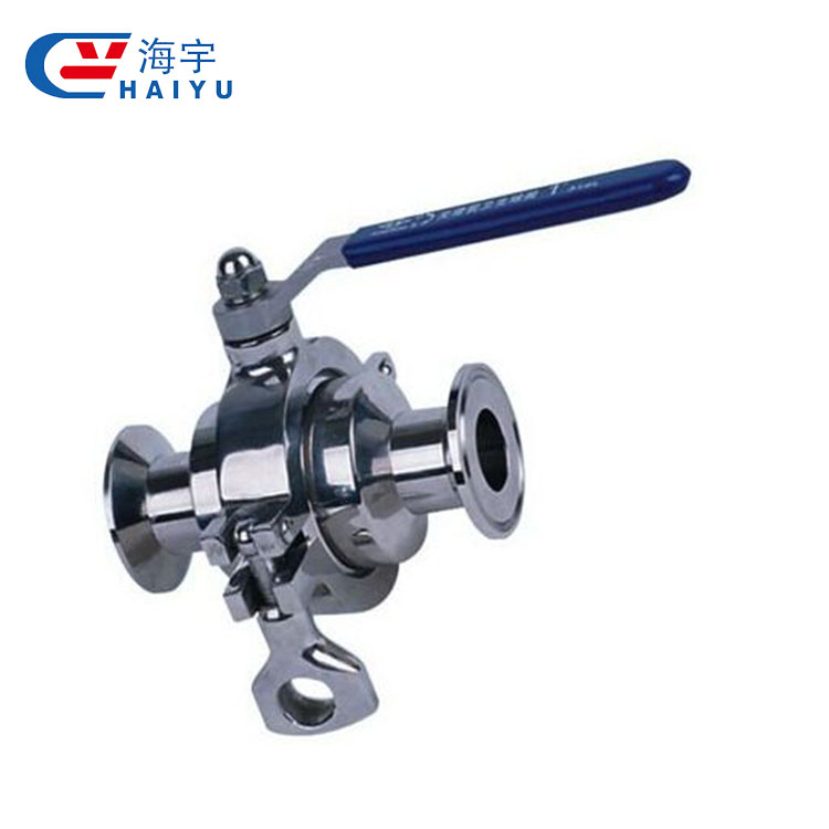 Stainless Steel Ball Valves Weld Sms Butterfly Valve Weld/thread End With Gripper Handle