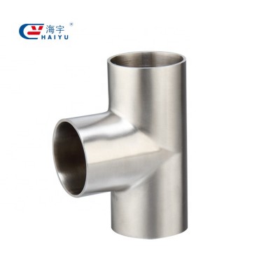 Sanitary Stainless Steel Weld Long Tee Pipe Fittings