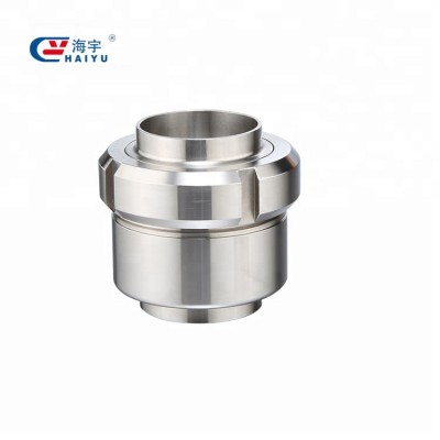 Sanitary Stainless Steel Union Type Check Valve With Weld End