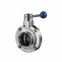 Stainless SMS Welding End Butterfly Valve